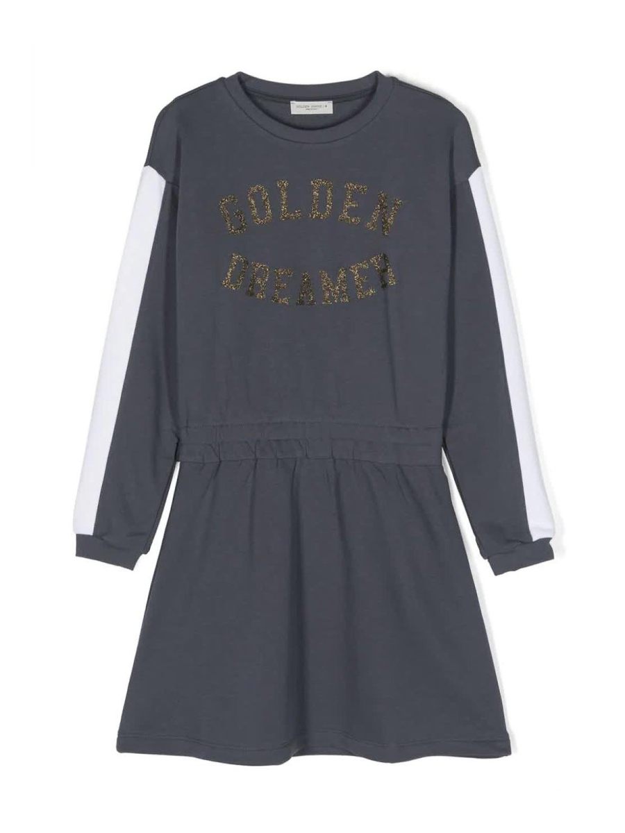 Golden Goose Robe Courte - Gris