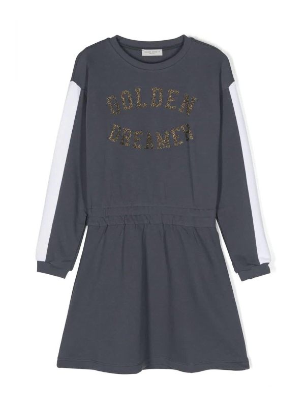 Golden Goose Robe Courte - Gris