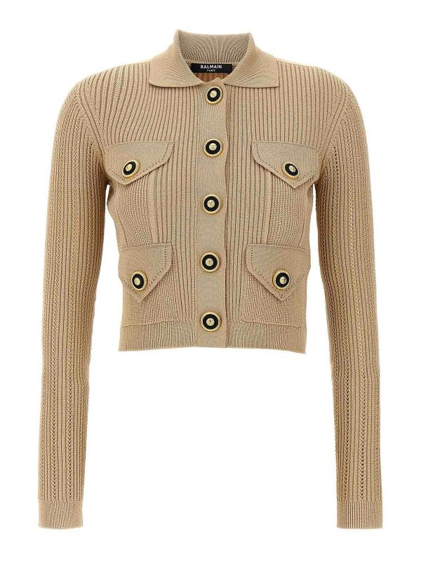 Balmain Cardigan - Beige
