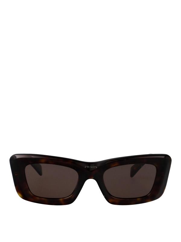 Prada Lunettes De Soleil - Marron