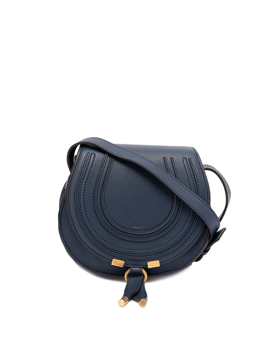 Chloe' Sac Porté Épaule - Bleu Foncé