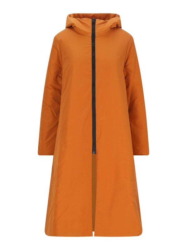 C. P.E Manteau Court - Orange