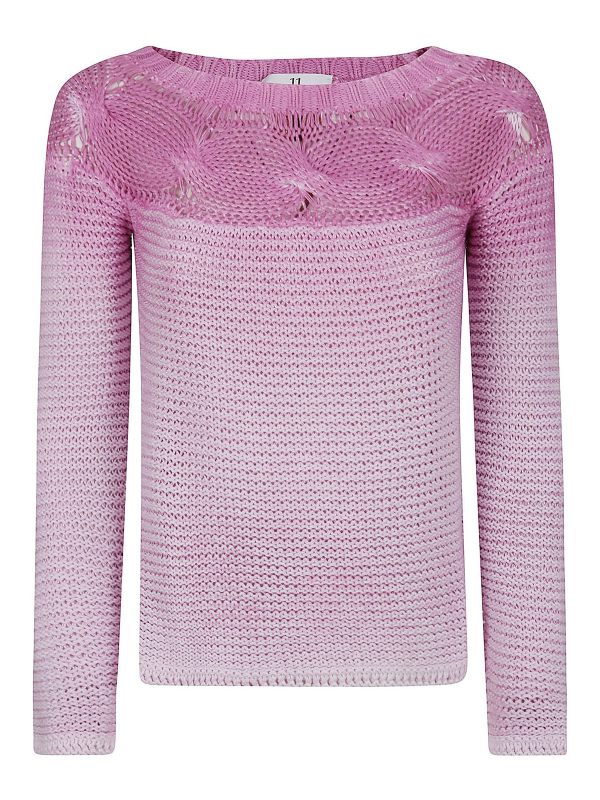 Eleven88 Pull Col Rond - Rose