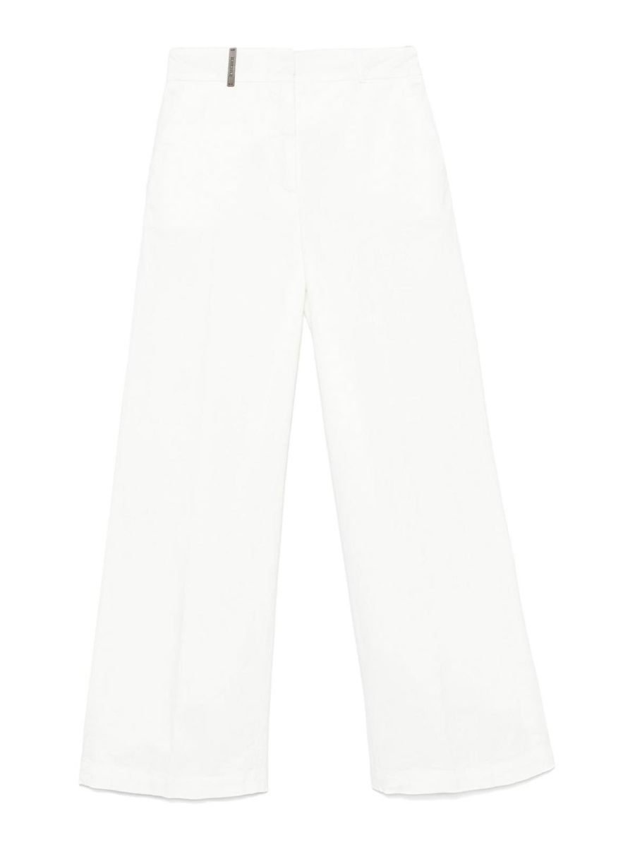 Peserico Pantalons Décontractés - Blanc