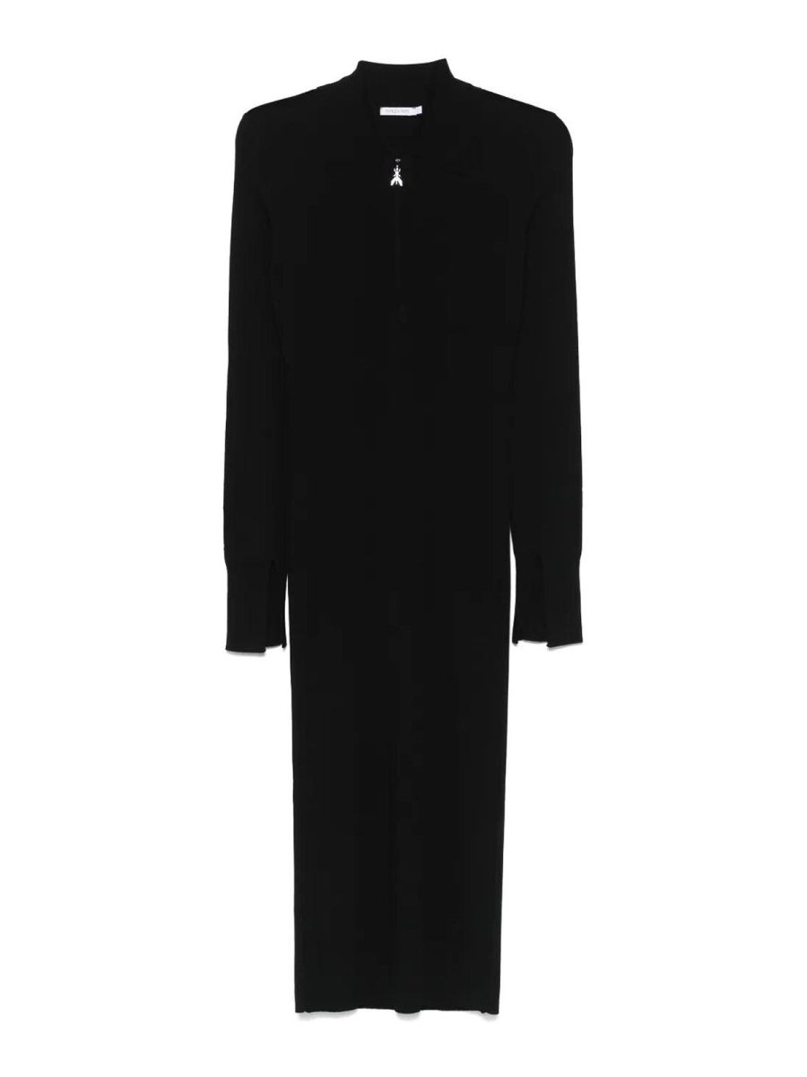Patrizia Pepe Robe Au Genou - Noir