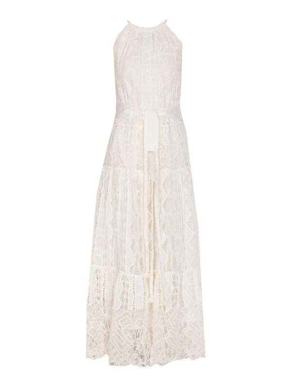 Pinko Maxi Robe - Blanc