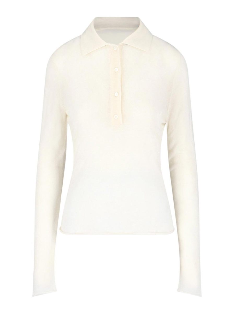Filippa K Pull Col Rond - Blanc