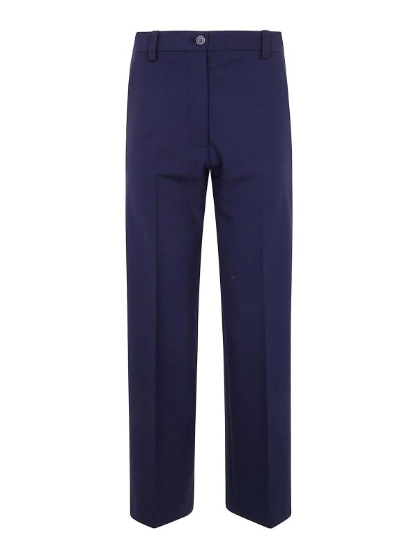 Semicouture Pantalons Décontractés - Bleu
