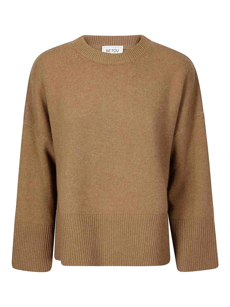 Be You Pull Col Rond - Camel