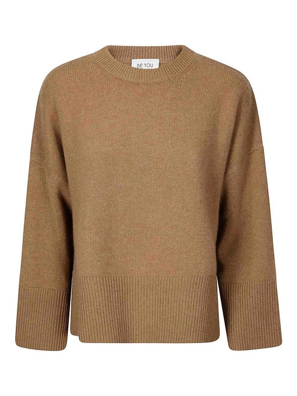 Be You Pull Col Rond - Camel
