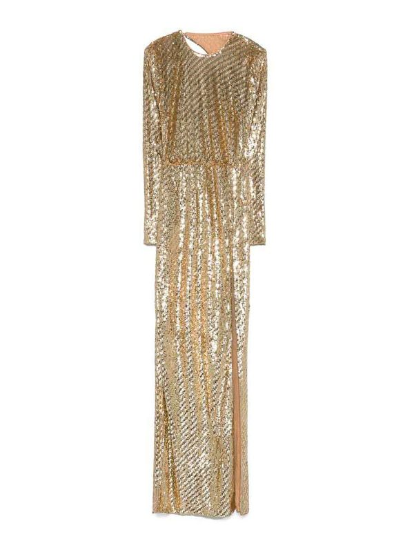 Elisabetta Franchi Robe De Soirée - Or