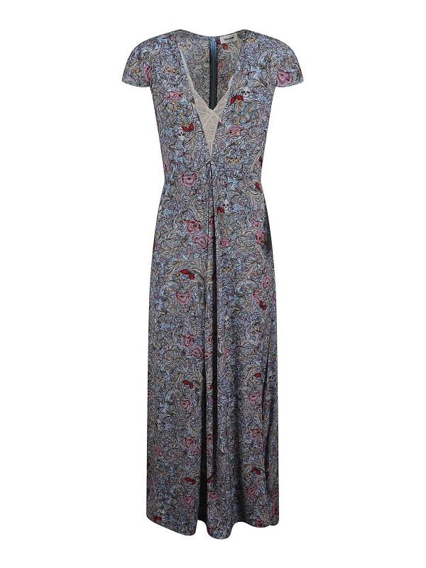 Zadig & Voltaire Robe Au Genou - Gris Clair