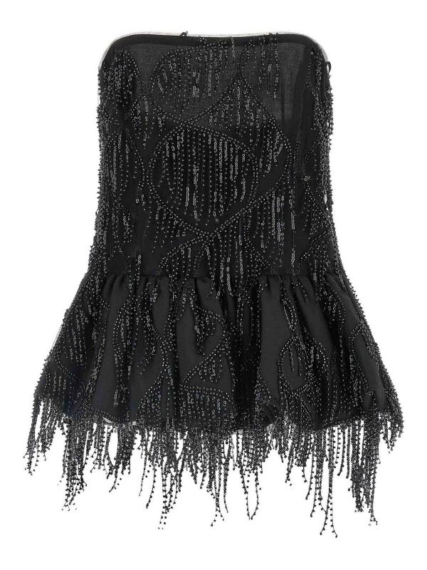 Rotate Birger Christensen Top - Noir