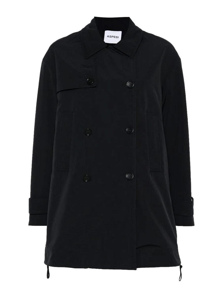 Aspesi Trench-Coat - Bleu Foncé