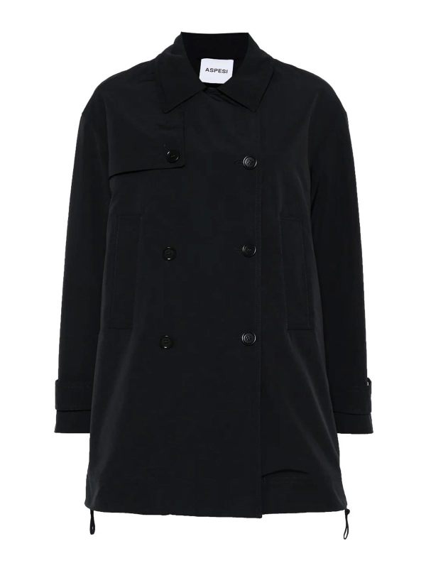 Aspesi Trench-Coat - Bleu Foncé