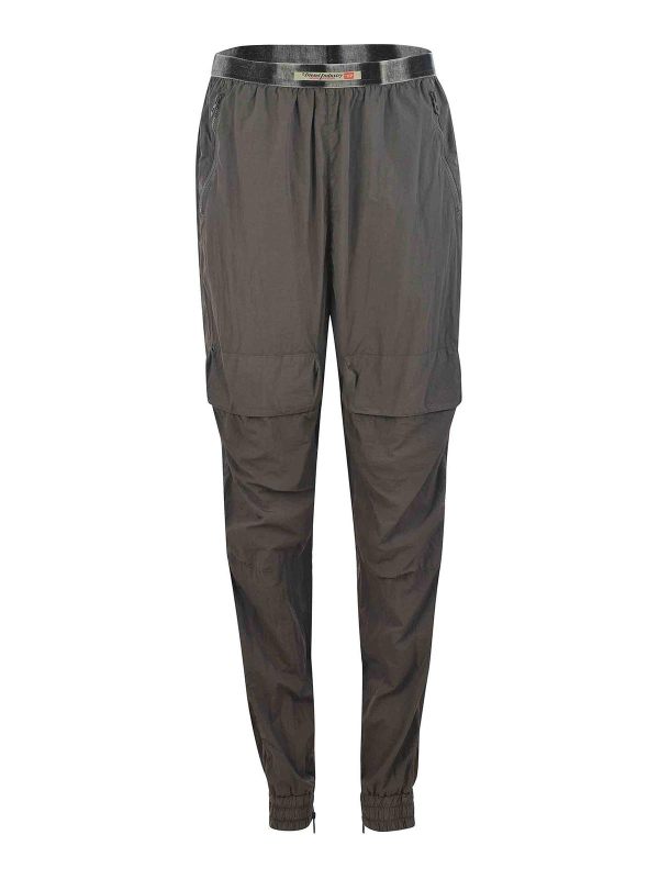 Diesel Pantalons Décontractés - Gris