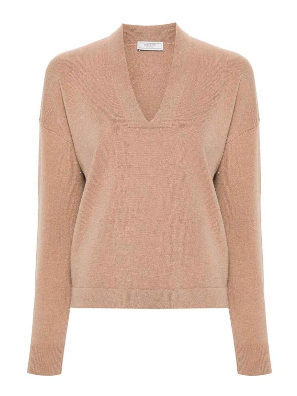 Peserico Pull Col Bateau - Rose