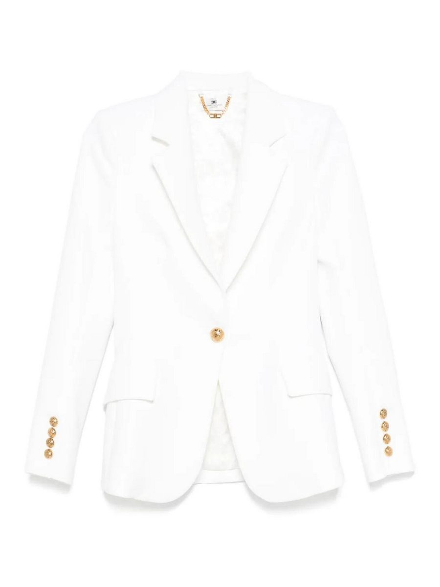 Elisabetta Franchi Veste Casual - Crème