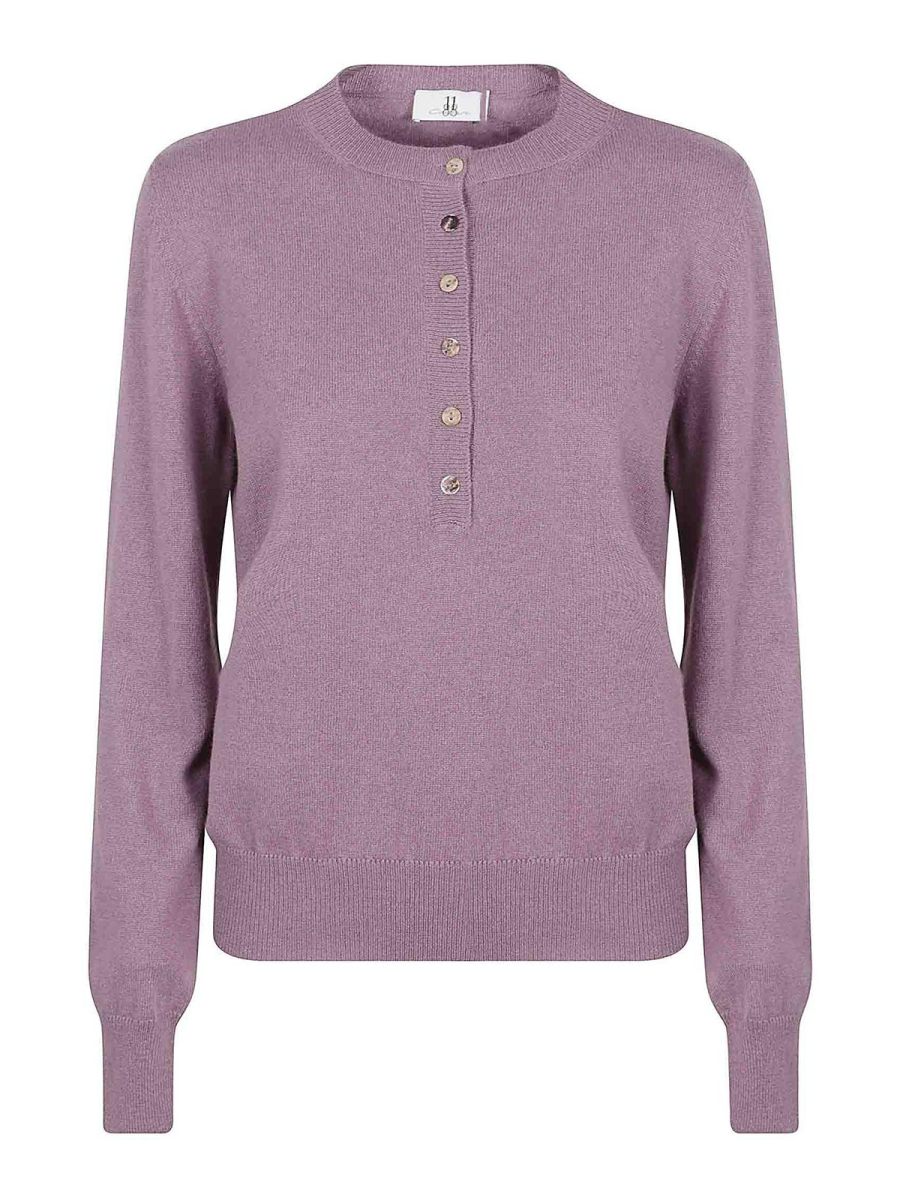 Eleven88 Pull Col Bateau - Violet