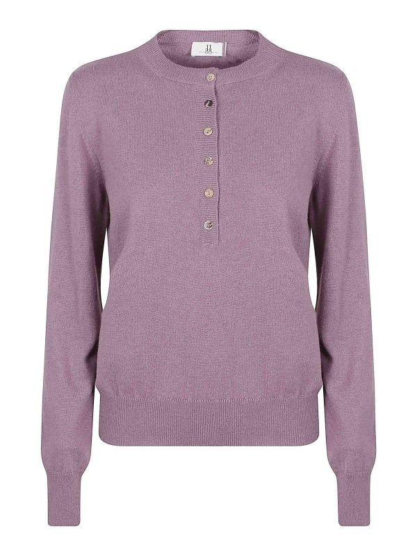 Eleven88 Pull Col Bateau - Violet