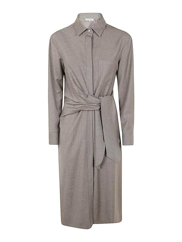 Antonelli Firenze Robe Au Genou - Gris
