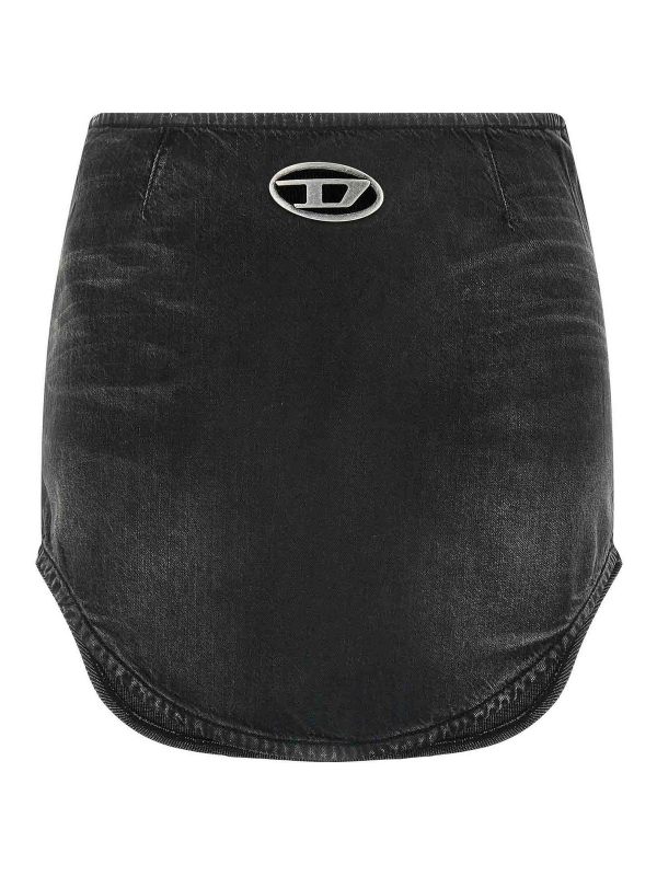Diesel Jupe Midi - Gris