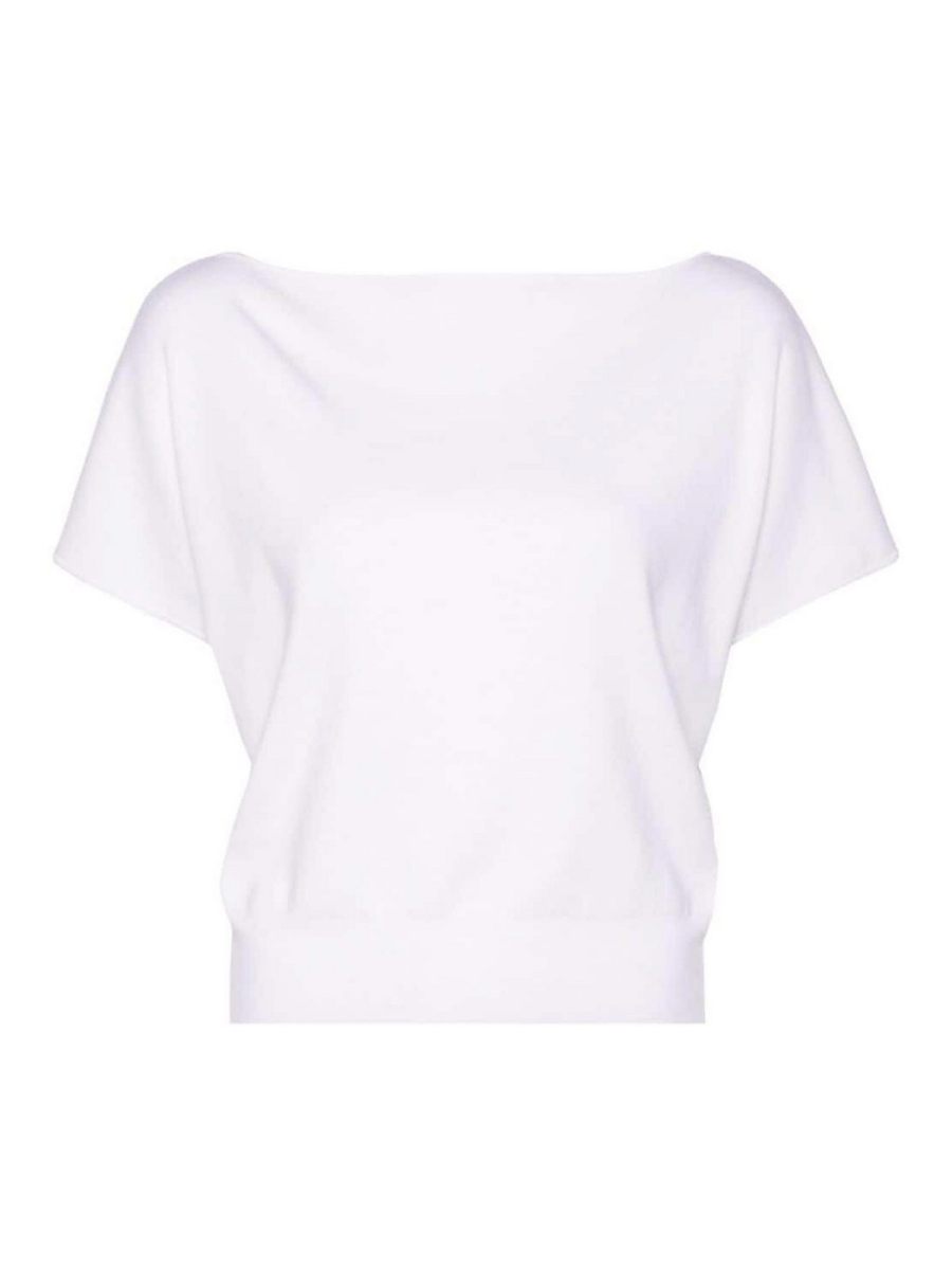 P. A.R. O.S. H. Pull Col Bateau - Blanc