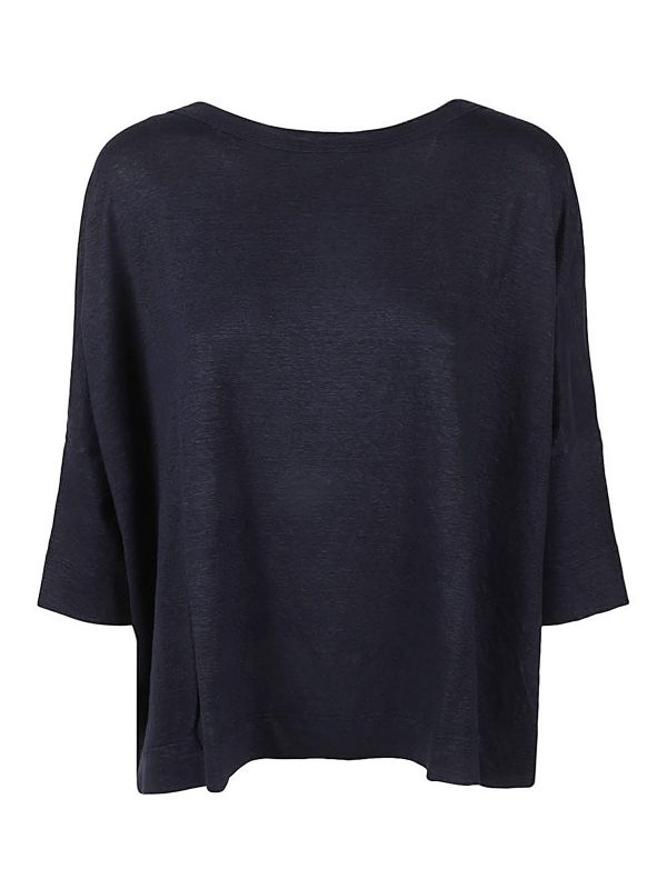 Shirt C-Zero Pull Col Rond - Bleu