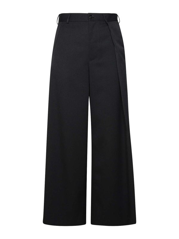 MM6 Maison Margiela Pantalons Décontractés - Noir