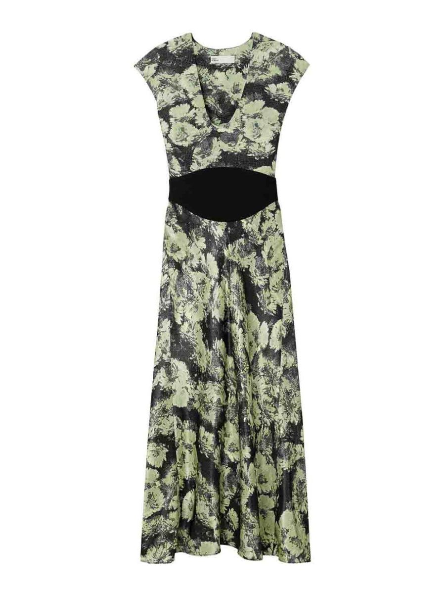 Tory Burch Maxi Robe - Vert