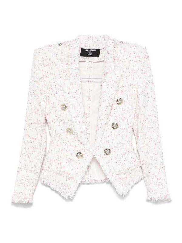 Balmain Veste Casual - Blanc