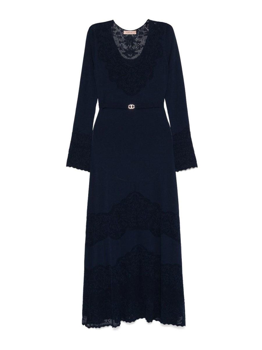 Twinset Maxi Robe - Bleu