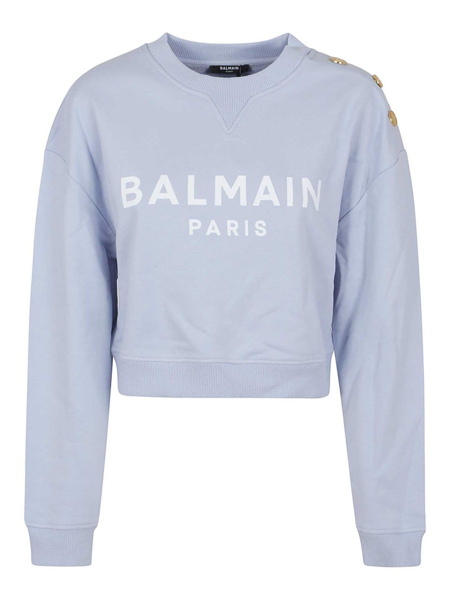 Balmain Sweat-Shirts - Blanc