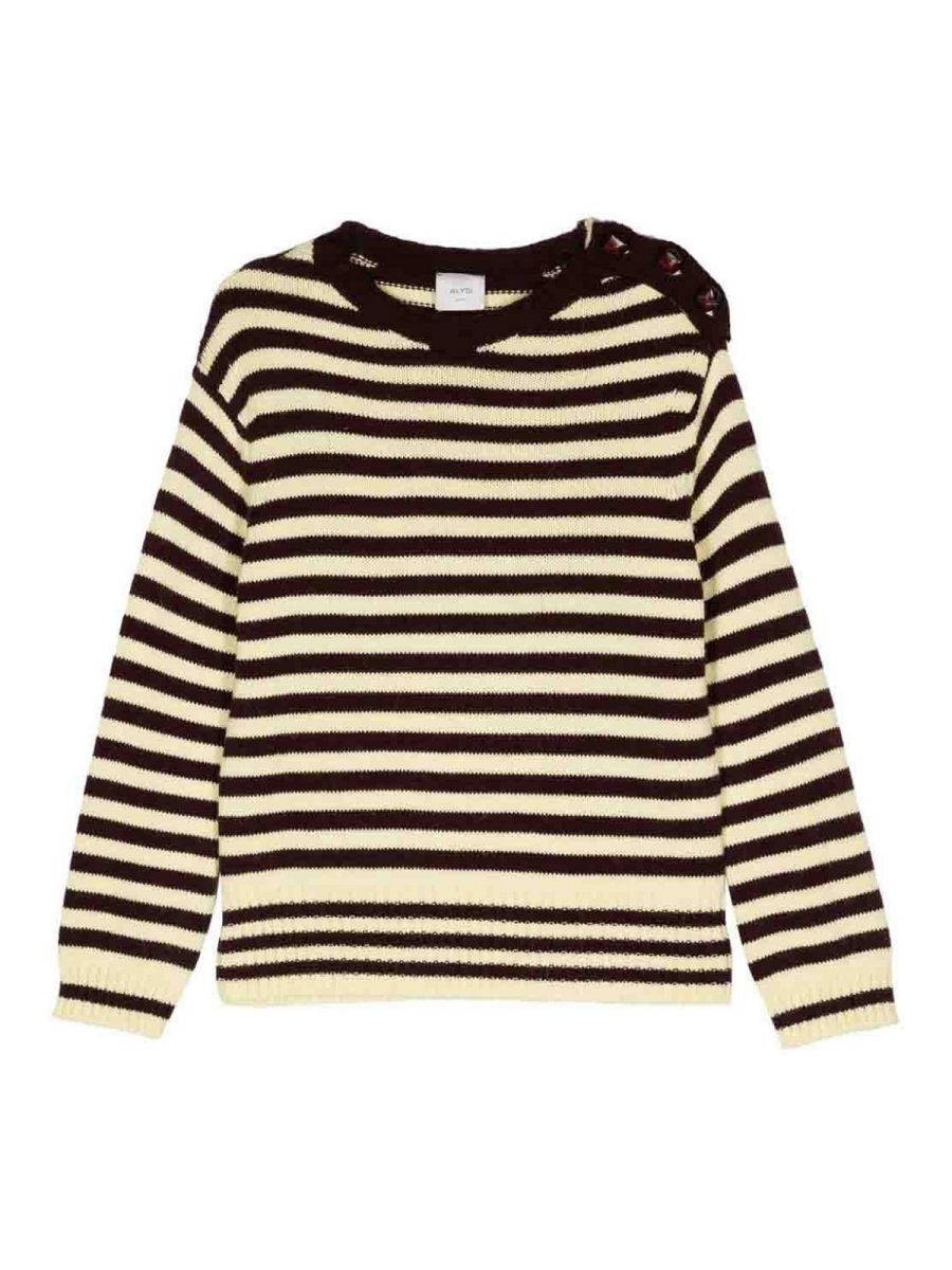 Alysi Pull Col Rond - Beige