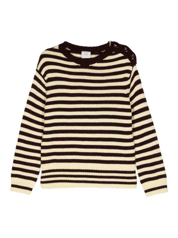 Alysi Pull Col Rond - Beige