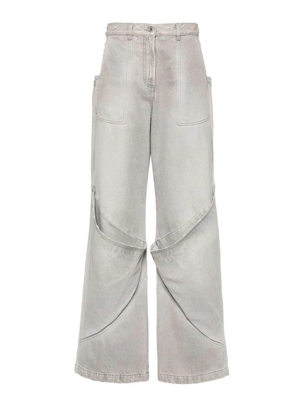 The Attico Jean Bootcut - Gris