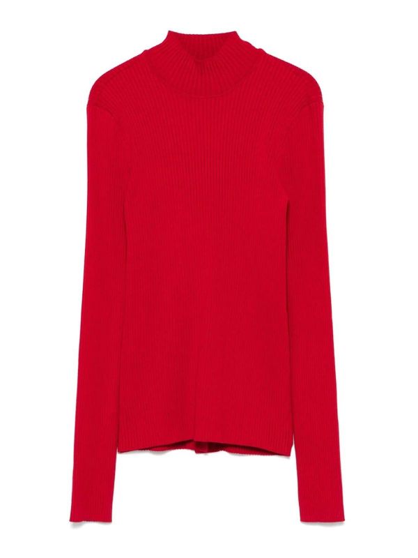 Twinset Pull Col Rond - Rouge