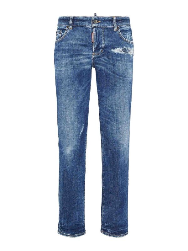 Dsquared2 Jean Droit - Bleu Foncé