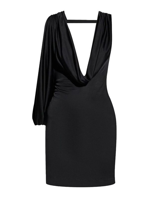 Dsquared2 Robe Au Genou - Noir