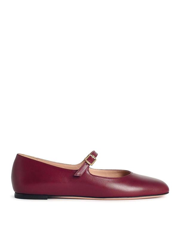 Bally Ballerines - Rouge Brun