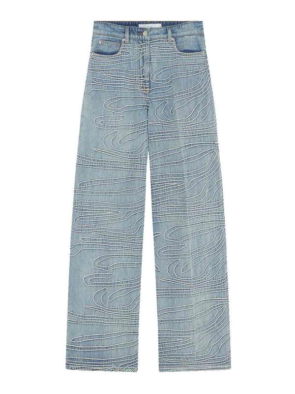 Iro Pantalons Décontractés - Délavé