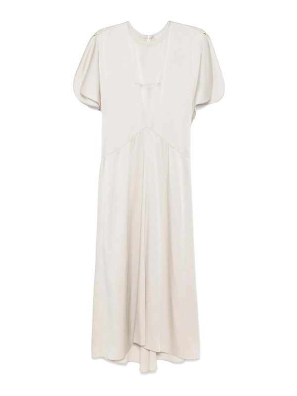 Isabel Marant Robe Au Genou - Blanc
