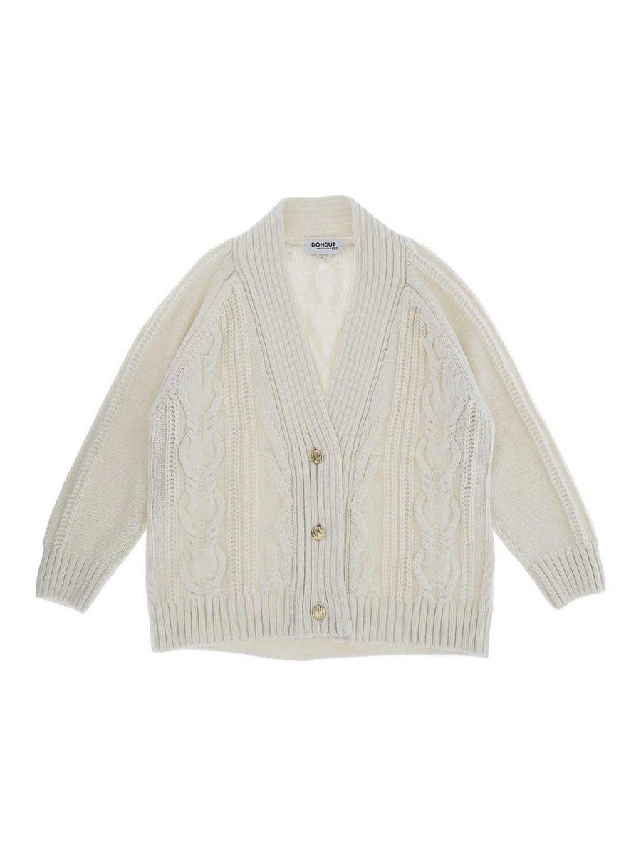 Dondup Pull Col Bateau - Blanc