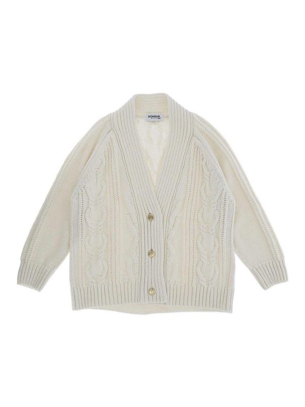 Dondup Pull Col Bateau - Blanc