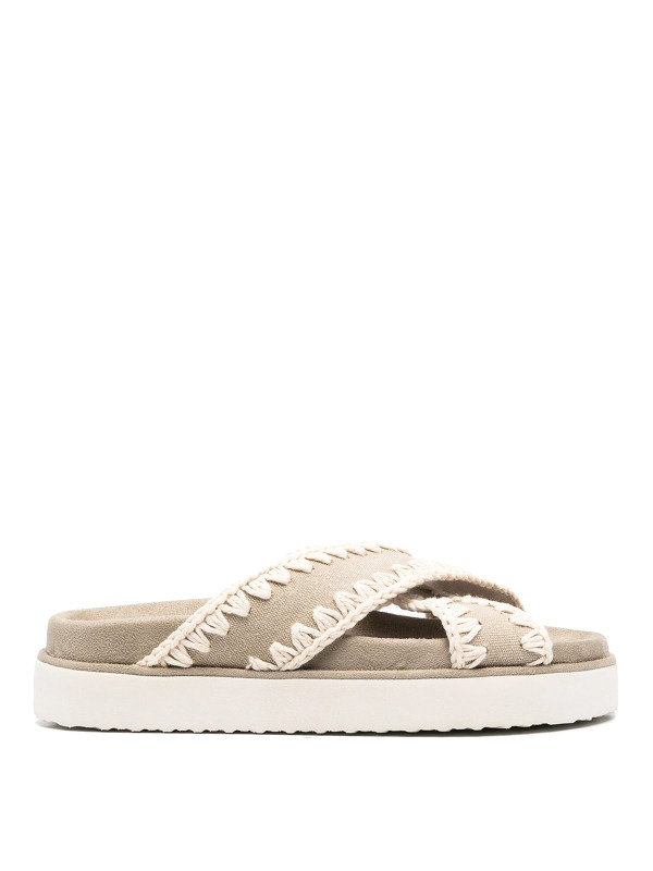 Mou Tongs - Beige