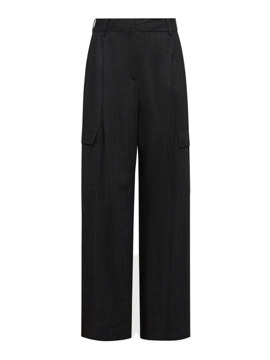 Marella Pantalons Décontractés - Gris Foncé