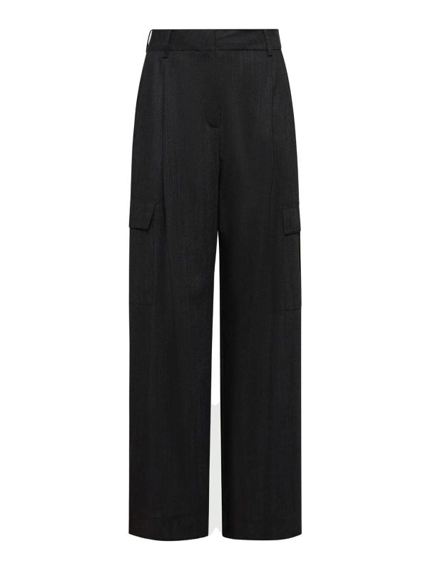 Marella Pantalons Décontractés - Gris Foncé