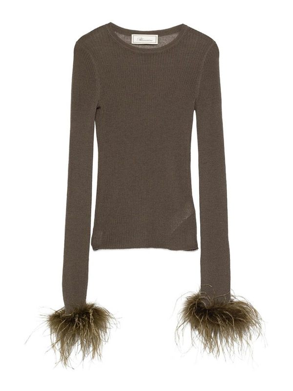 Blumarine Pull Col Rond - Vert
