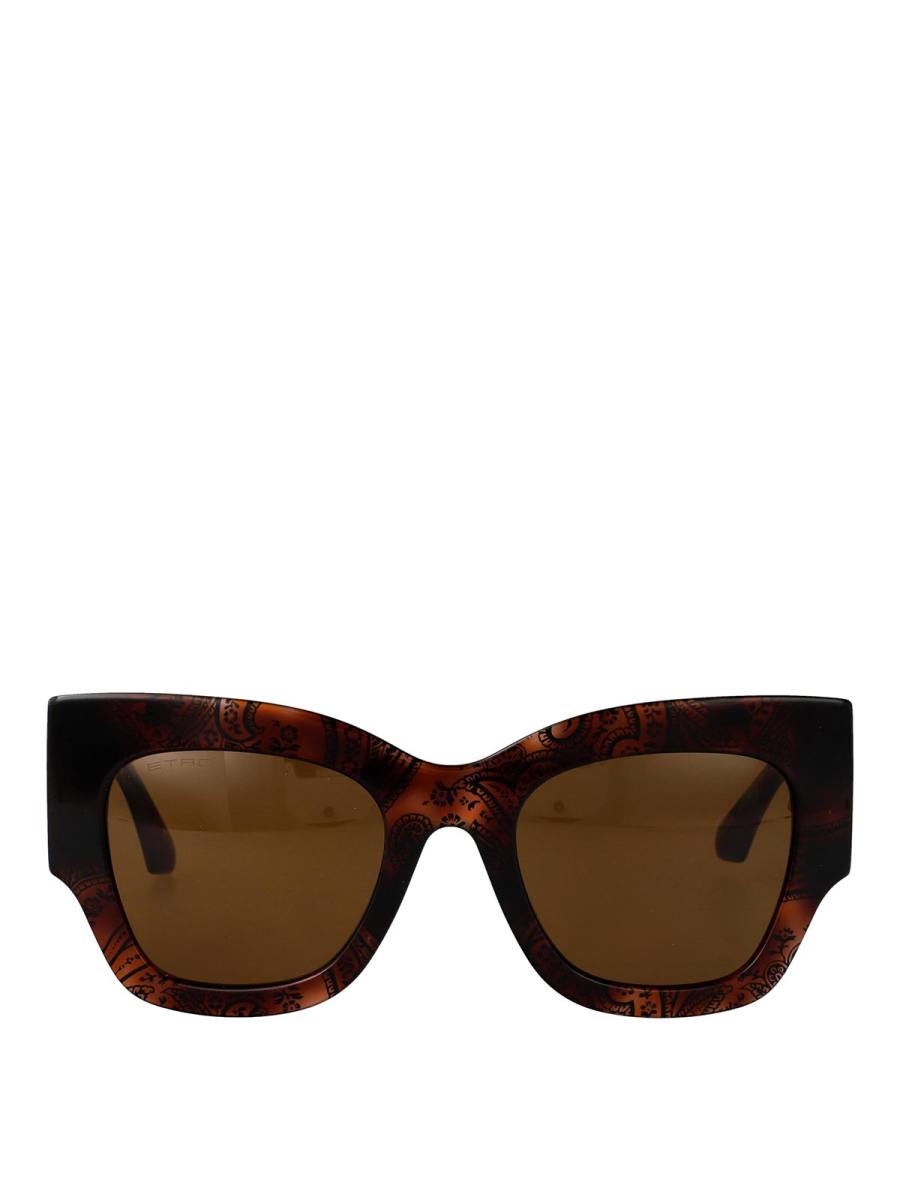 Etro Lunettes De Soleil - Marron