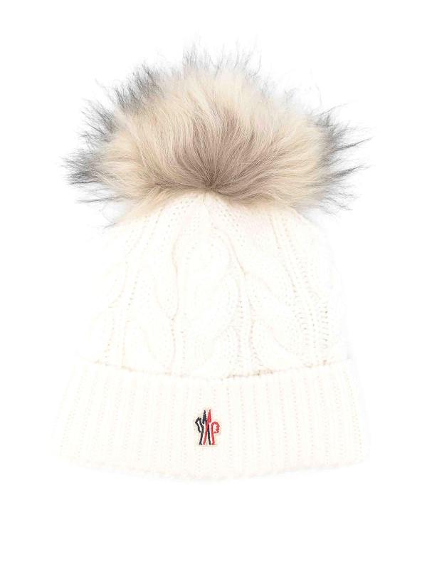 Moncler Bonnet - Blanc